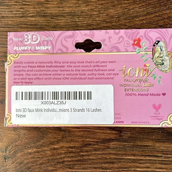 ioni Faux Mink Lash Extensions | Fake Lashes | Lashes | ioni Lashes - Picture 3 of 9